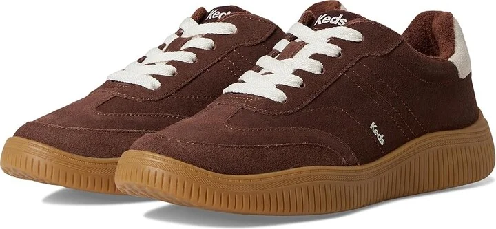 Keds Contest Lace Up Women's Shoes Chocolate Suede : 11 B - Medium, Leather/Suede