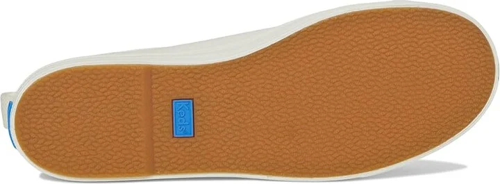 Keds Cruise Slip On Women's Shoes Egret/Gold Leather : 7.5 B - Medium, Canvas - Image 3