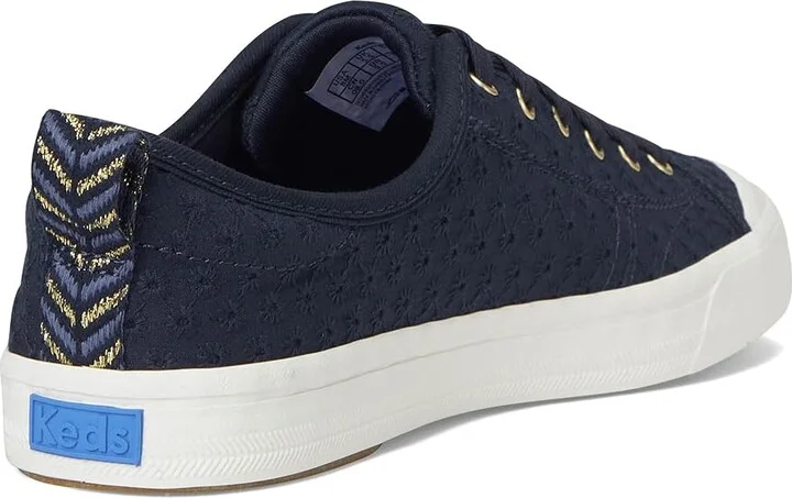 Keds Cruise Slip On Women's Shoes Navy Mini Daisy Eyelet : 7.5 B - Medium, Canvas - Image 4