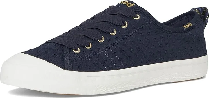 Keds Cruise Slip On Women's Shoes Navy Mini Daisy Eyelet : 7.5 B - Medium, Canvas - Image 5