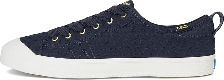 Keds Cruise Slip On Women's Shoes Navy Mini Daisy Eyelet : 7.5 B - Medium, Canvas - Image 6