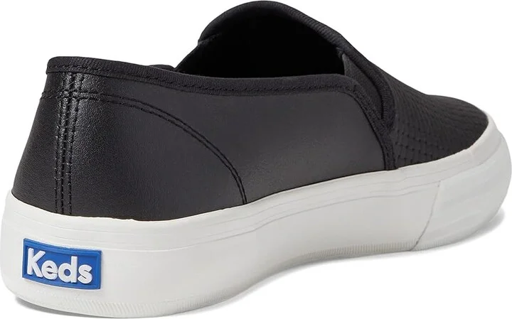 Keds Double Decker Slip On Women's Shoes Black : 6 B - Medium, Leather - Image 4