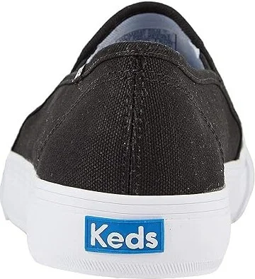 Keds Double Decker Slip On Women's Shoes Black : 9.5 B - Medium, Canvas - Image 5
