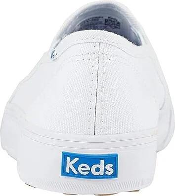 Keds Double Decker Slip On Women's Shoes White : 5 B - Medium, Canvas - Image 5