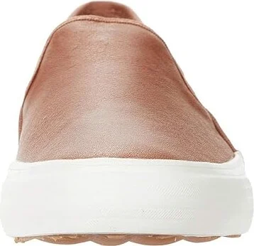 Keds Double Decker Slip On Women's Slip on Shoes Cognac 1 : 5 B - Medium, Leather - Image 5