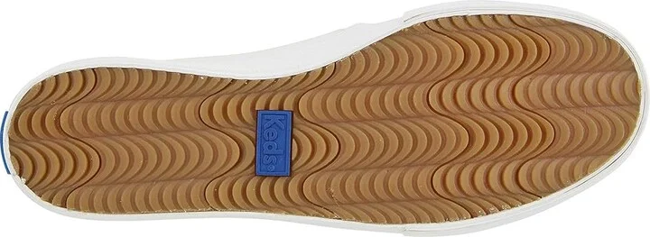 Keds Double Decker Slip On Women's Slip on Shoes White : 5 B - Medium, Leather - Image 4