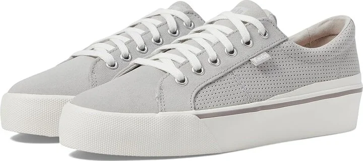 Grey Perf Suede