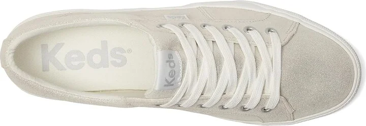 Keds Jump Kick Duo Lace Up Women's Shoes Peony Glitter Suede : 10 B - Medium, Synthetic/Leather - Image 2
