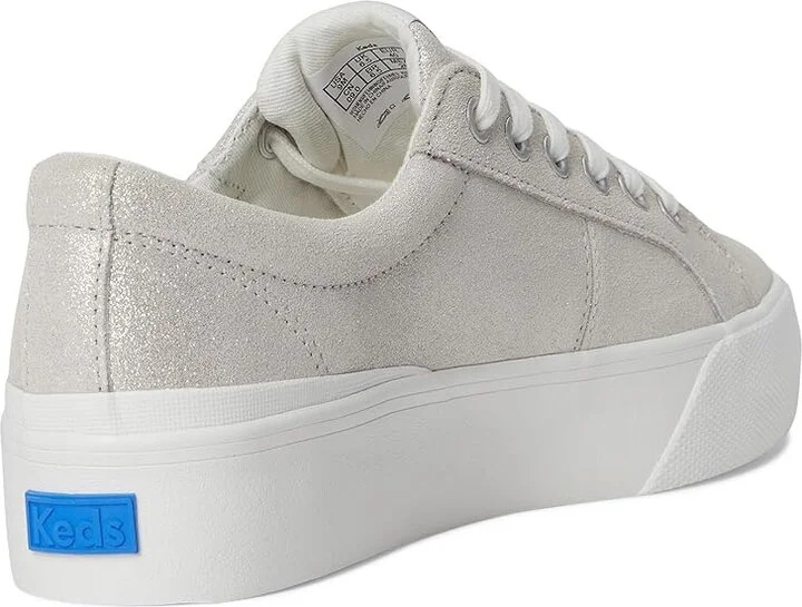 Keds Jump Kick Duo Lace Up Women's Shoes Peony Glitter Suede : 10 B - Medium, Synthetic/Leather - Image 4