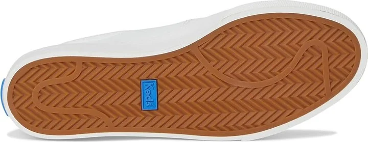Keds Jump Kick Duo Lace Up Women's Shoes White/Gold Leather : 8.5 B - Medium - Image 3