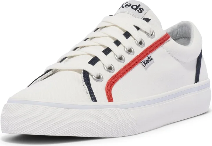 White/Red Canvas