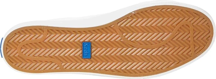 Keds Jump Kick Lace-Up Women's Shoes White/Gold : 5 B - Medium - Image 3