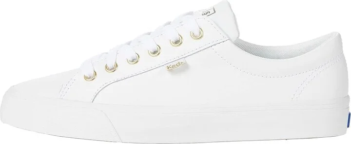 Keds Jump Kick Lace-Up Women's Shoes White/Gold : 5 B - Medium - Image 6