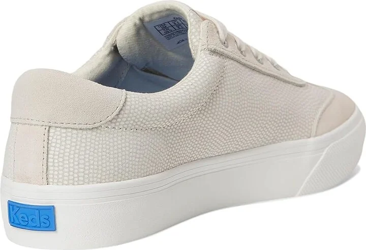 Keds Jump Kick T-Toe Women's Shoes Cream/Taupe Leather/Suede : 5.5 B - Medium, Leather/Rubber - Image 4
