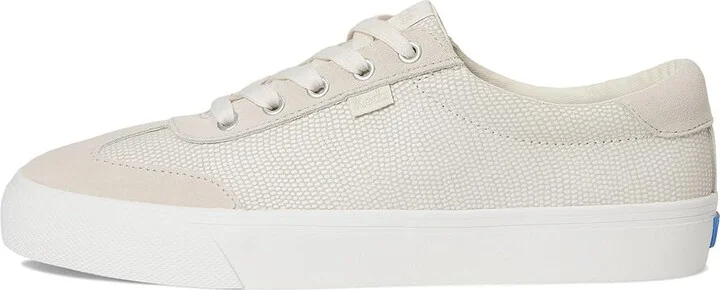 Keds Jump Kick T-Toe Women's Shoes Cream/Taupe Leather/Suede : 5.5 B - Medium, Leather/Rubber - Image 6