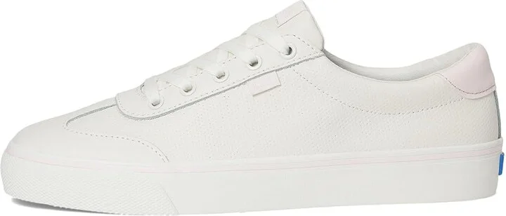 Keds Jump Kick T-Toe Women's Shoes Snow White/Light Pink Perf Leather : 10 B - Medium, Leather/Rubber - Image 6