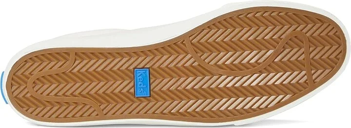Keds Jump Kick T-Toe Women's Shoes Snow White / Oatmeal Leather : 9.5 B - Medium, Leather/Rubber - Image 3