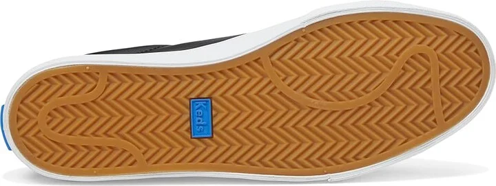 Keds Jump Kick V Women's Shoes Black/White Leather : 6 B - Medium - Image 3