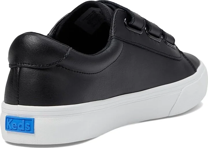 Keds Jump Kick V Women's Shoes Black/White Leather : 6 B - Medium - Image 4