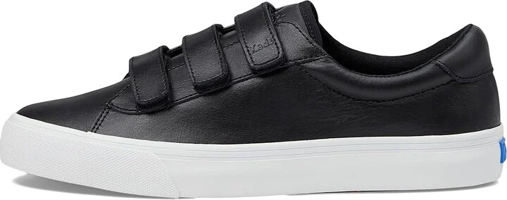 Keds Jump Kick V Women's Shoes Black/White Leather : 6 B - Medium - Image 6