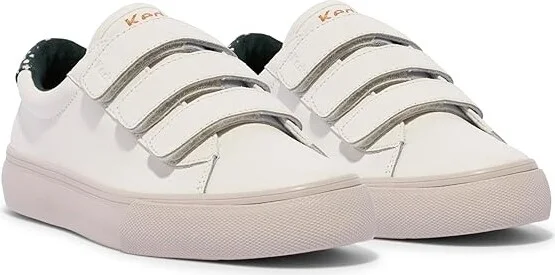 Keds Jump Kick V Women's Shoes Egret/Dark Green Leather : 7.5 B - Medium