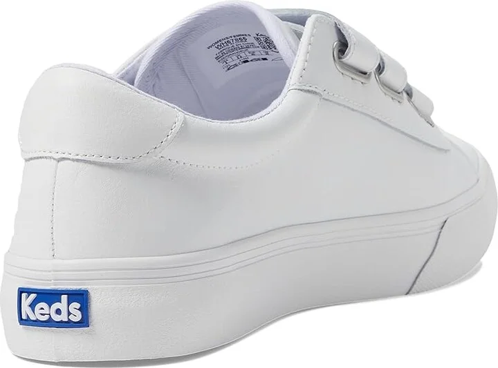 Keds Jump Kick V Women's Shoes White Leather : 11 B - Medium - Image 4