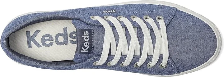 Keds Jump Kick Women's Shoes Navy Chambray : 5 B - Medium, Textile - Image 2