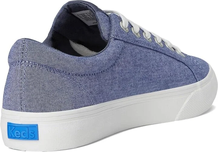 Keds Jump Kick Women's Shoes Navy Chambray : 5 B - Medium, Textile - Image 4