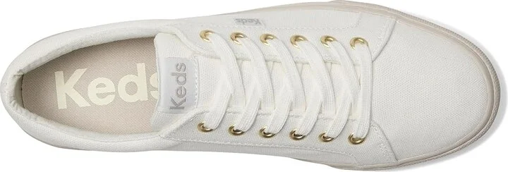 Keds Jump Kick Women's Shoes Snow White Canvas : 8.5 B - Medium, Textile - Image 2