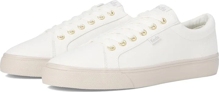 Keds Jump Kick Women's Shoes Snow White Canvas : 8.5 B - Medium, Textile