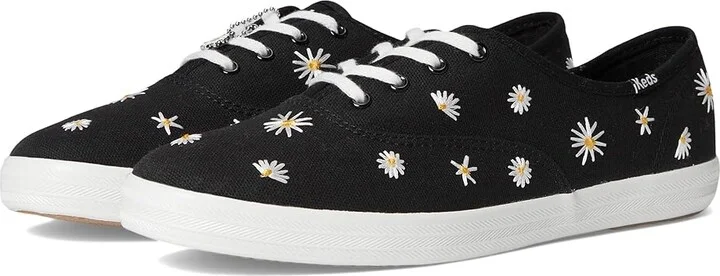 Keds Keds Champion Seasonal Women's Shoes Black Daisy Canvas : 5.5 B - Medium