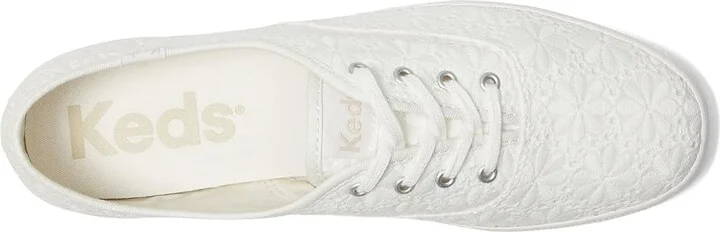 Keds Keds Champion Seasonal Women's Shoes Snow White Eyelet : 6 B - Medium, Canvas - Image 2