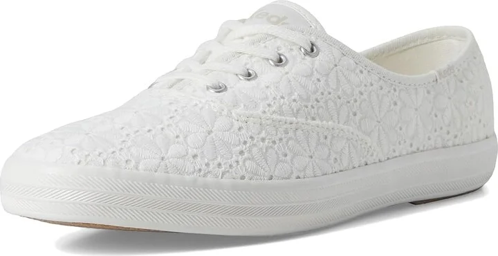 Keds Keds Champion Seasonal Women's Shoes Snow White Eyelet : 6 B - Medium, Canvas - Image 5