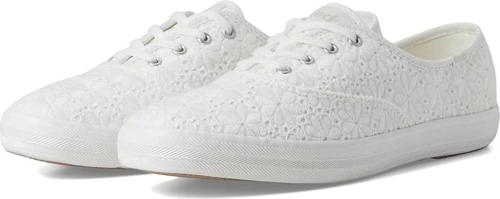 Keds Keds Champion Seasonal Women's Shoes Snow White Eyelet : 6 B - Medium, Canvas