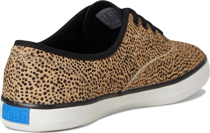 Keds Keds Champion Seasonal Women's Shoes Tan/Black Leopard Calf Hair : 6.5 B - Medium, Canvas - Image 4
