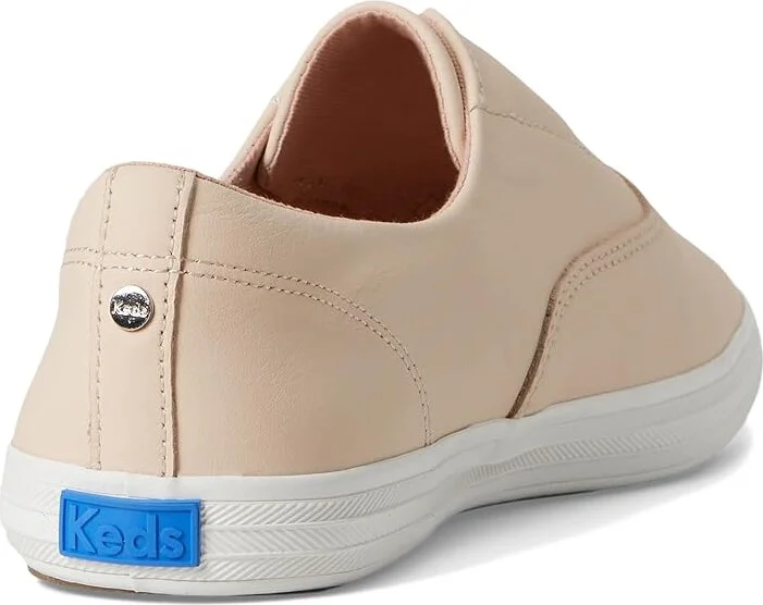 Keds Keds Champion Square Toe Slip-On Women's Shoes Peony Soft Leather : 8.5 B - Medium, Canvas/Rubber - Image 4
