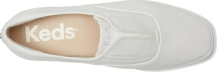 Keds Keds Champion Square Toe Slip-On Women's Shoes Snow White Canvas : 9.5 B - Medium, Canvas/Rubber - Image 2