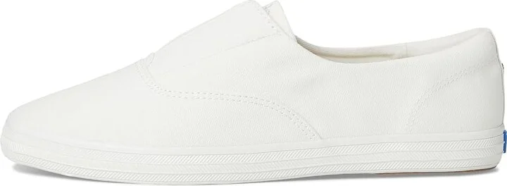 Keds Keds Champion Square Toe Slip-On Women's Shoes Snow White Canvas : 9.5 B - Medium, Canvas/Rubber - Image 6