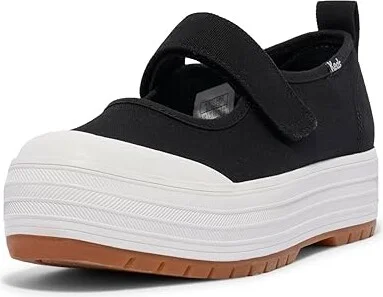 Keds Keds Mary Jane Women's Shoes Black Canvas : 6 B - Medium - Image 5