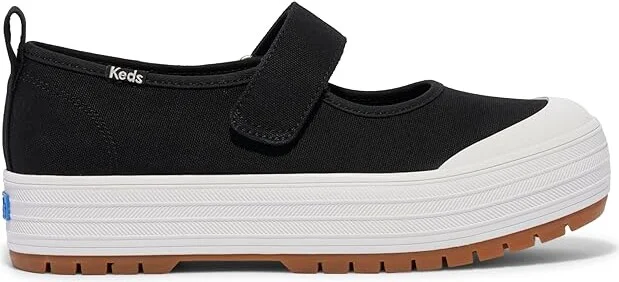 Keds Keds Mary Jane Women's Shoes Black Canvas : 6 B - Medium - Image 6