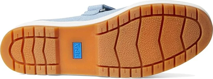 Keds Keds Mary Jane Women's Shoes Light Blue Denim : 7.5 B - Medium, Canvas - Image 3