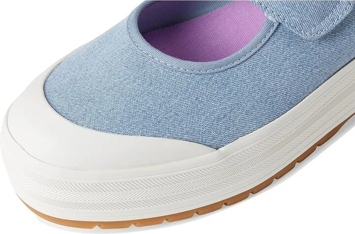Keds Keds Mary Jane Women's Shoes Light Blue Denim : 7.5 B - Medium, Canvas - Image 7