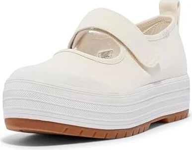 Keds Keds Mary Jane Women's Shoes White Canvas : 7.5 B - Medium - Image 5