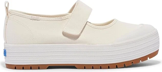 Keds Keds Mary Jane Women's Shoes White Canvas : 7.5 B - Medium - Image 6