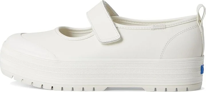 Keds Keds Mary Jane Women's Shoes White Leather : 8 B - Medium, Canvas - Image 6