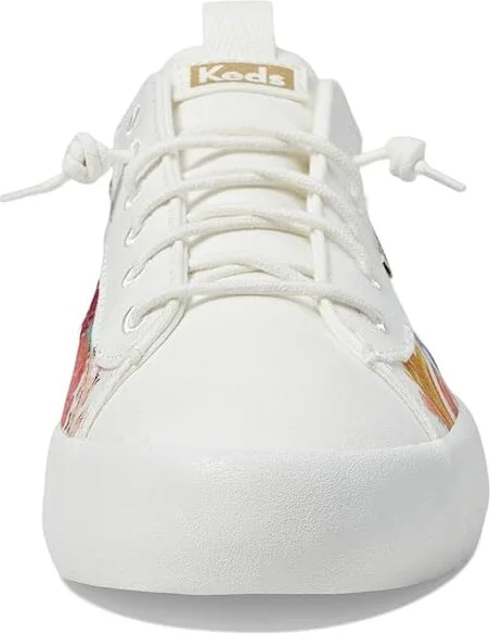 Keds Keds X Rifle Paper Kickback Blossom Women's Shoes White/Multi : 5 B - Medium, Canvas - Image 5