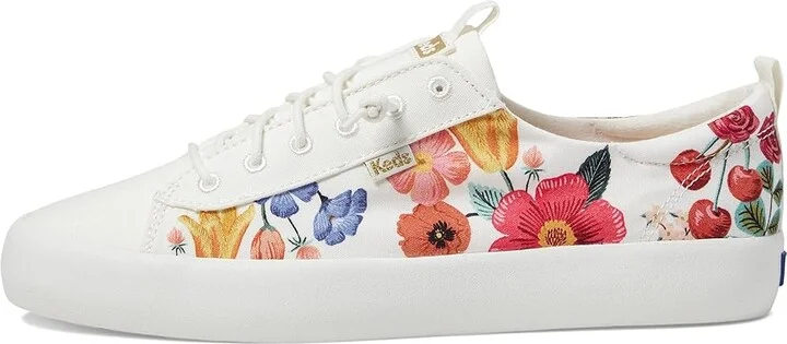 Keds Keds X Rifle Paper Kickback Blossom Women's Shoes White/Multi : 5 B - Medium, Canvas - Image 6