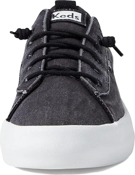 Keds Kickback Canvas Slip On Women's Shoes Black : 5 B - Medium, Canvas/Cotton - Image 5