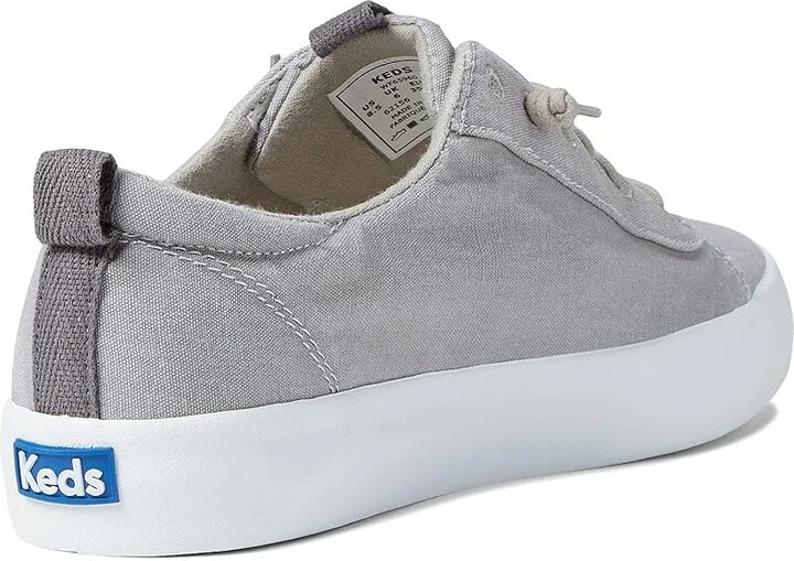 Keds Kickback Canvas Slip On Women's Shoes Grey : 5 B - Medium, Canvas/Cotton - Image 4
