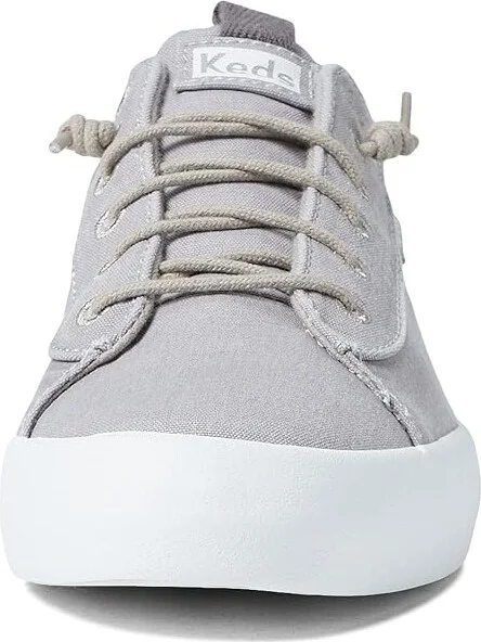 Keds Kickback Canvas Slip On Women's Shoes Grey : 5 B - Medium, Canvas/Cotton - Image 5